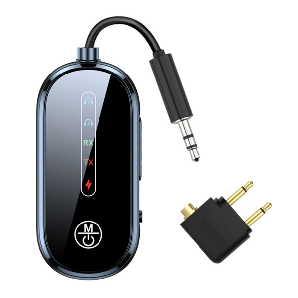 Bluetooth 5.4 Audio Adapter 2-in-1 Transmitter &amp; Receiver for Travel