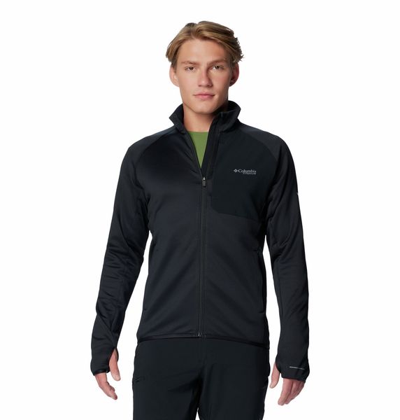 Columbia Men's Triple Canyon II Grid Fleece Full Zip Jacket Black