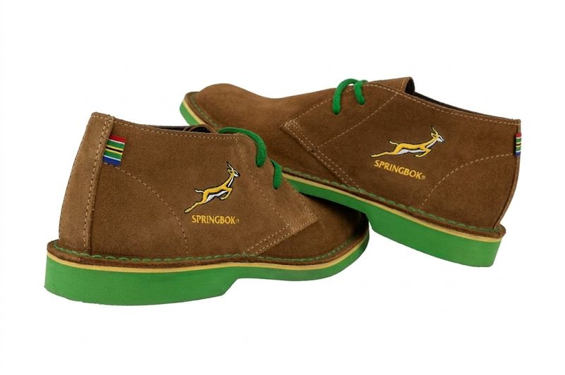 The Lowveld Veldskoen Heritage Springbok - Green Sole