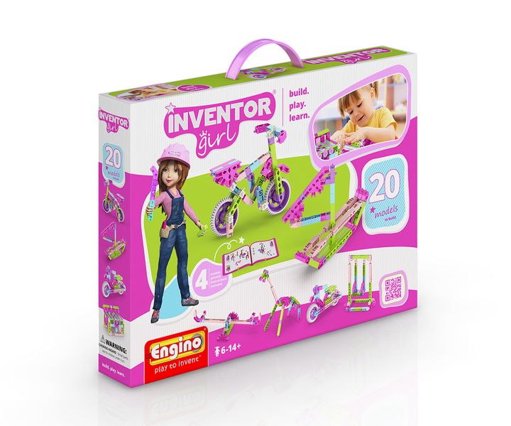Engino Inventor Girls Design Construction Toy Set with 20 Model Ideas