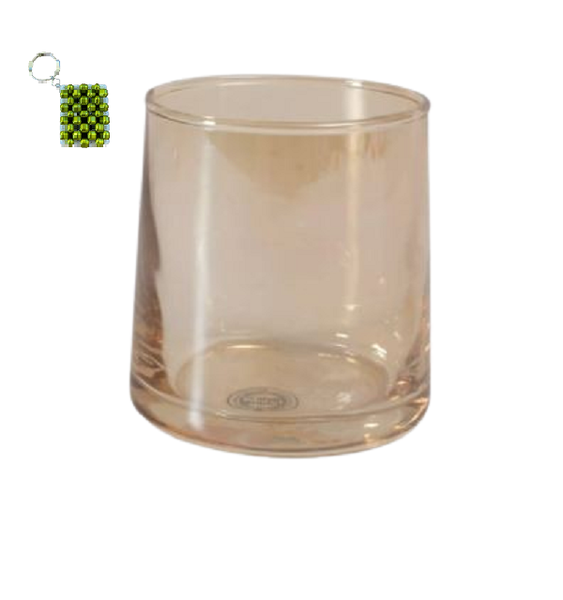 Set Of 6 Tinted Water Glasses - Elegant Glassware For Refreshing Beverages