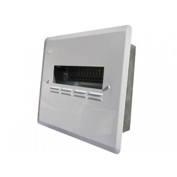 NUR - Mini Rail Distribution Board - 12W - Metal - Bulk Pack of 2