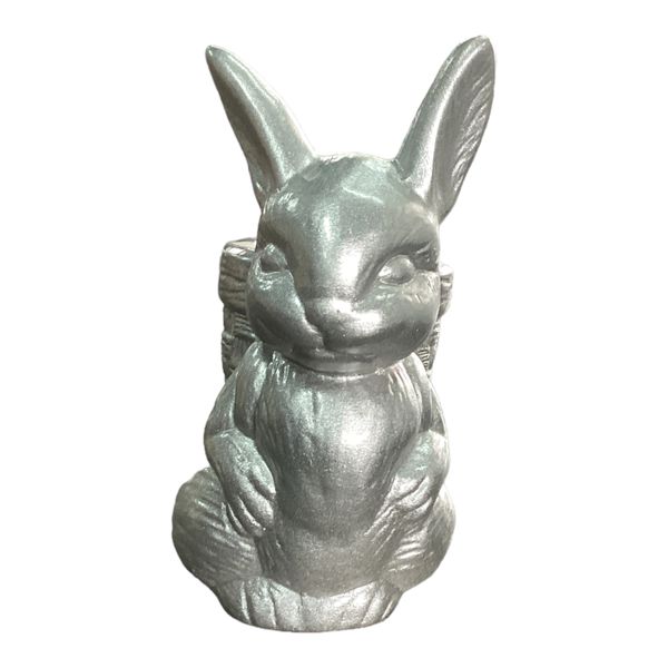Decor Ornament AC 14x11xcm Bunny With Basket on Back