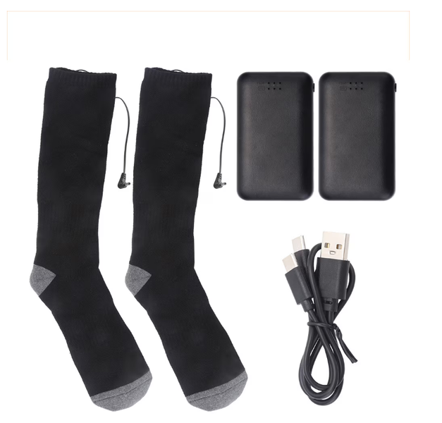 Electric Heated Socks Set, Extra-Large 4000mAh Battery