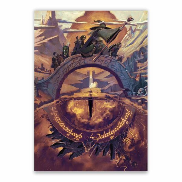 Gandalf Leads The Fellowship Poster - A1