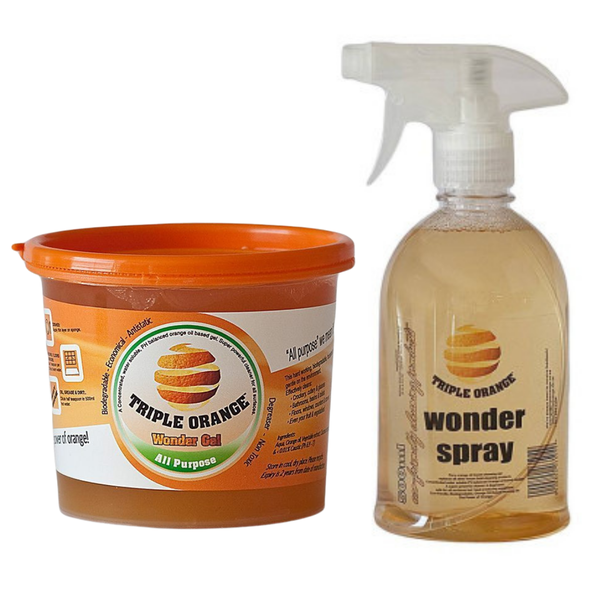 Triple Orange All Purpose Cleaner and Wonder Spray Combo