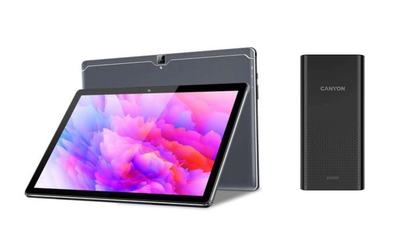 VGKE 10.1" 4G Tablet 4GB RAM 32GB Storage Bluetooth Keyboard and Powerbank