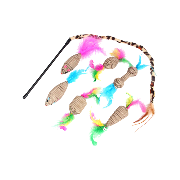 Cats Toys with Teaser - Pack of 7