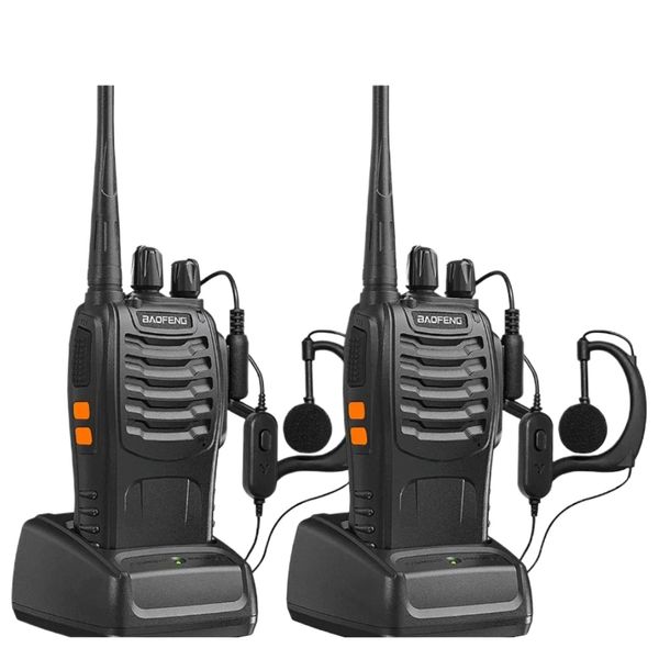 Baofeng BF-888S 16-Channel UHF 400-470MHz Walkie Talkie 2 Way Radio 2 Piece