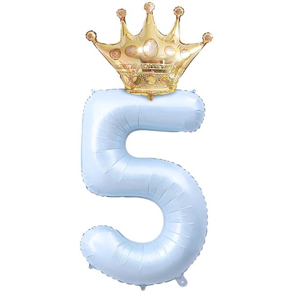 Light Blue Number 5 image