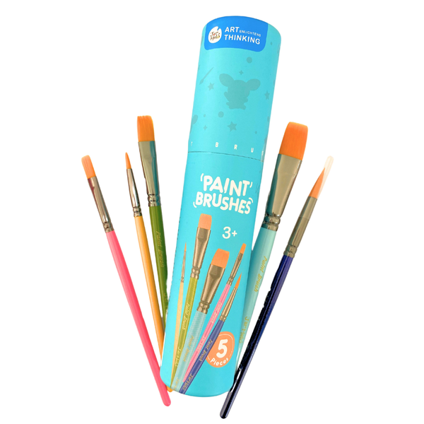 Jar Meló - Paint Brushes Set - 5 Pieces Kids Art Brushes