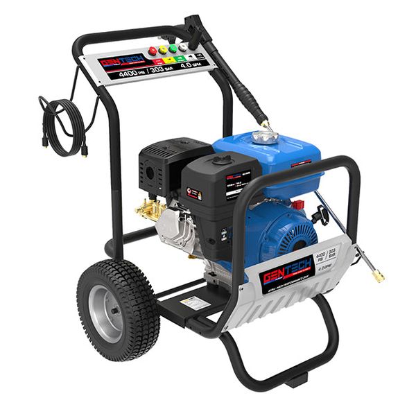 Gentech 303 BAR/4400 PSI Industrial Petrol Pressure Washer (GPPW4400)