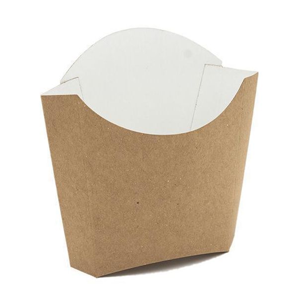 Chip Scoop Boxes Khakhi Large 50 Pack