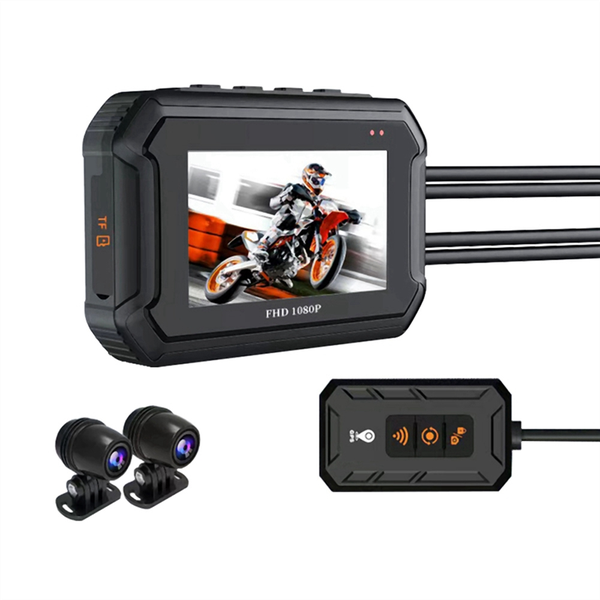 1080P Dual Camera with Gps Recorder Hd Video Compatible with Universal