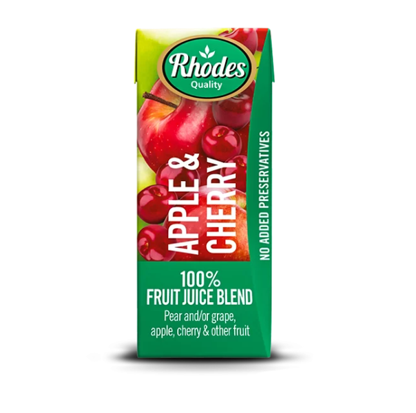 Rhodes 100% Fruit Juice Apple 24 x 200 ML