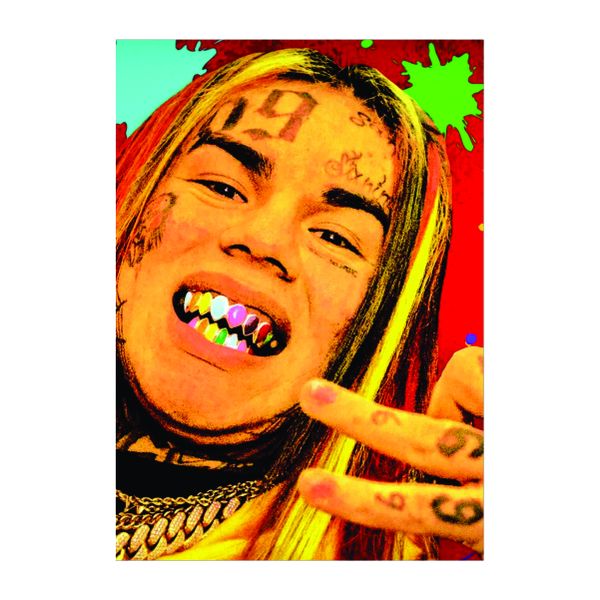 Tekashi 6IX9INE Fan Art, American rapper - A1 poster