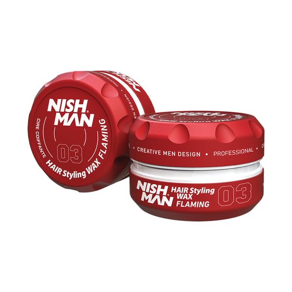 Nishman Hairstyling Aqua Wax 03 FLAMING 150 ML
