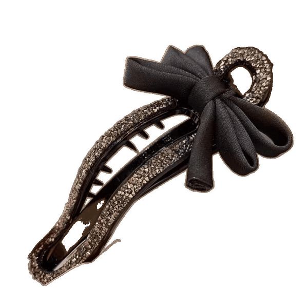 Diamond Hair Accessory Duckbill Clip Bow Hairpin for Quick Hairstyles