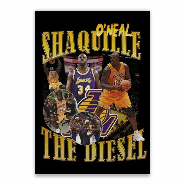 Shaquille O Neal The Diesel Poster - A1