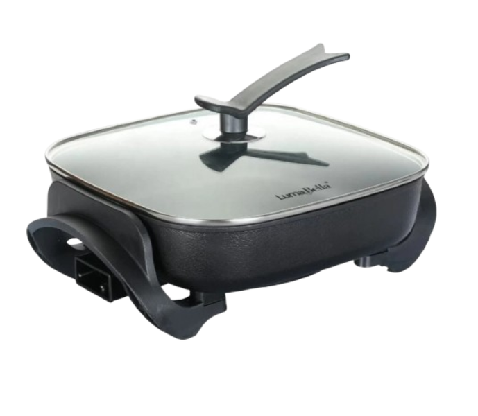 Lumabella LB-57016 1500W Electric Skillet Non-Stick Multi-Purpose Pan