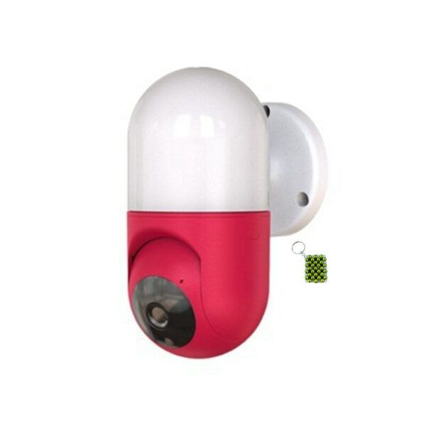 Smart Wall Lamp Night Vision Wireless WiFi Camera With iCam 365 App+Keyring