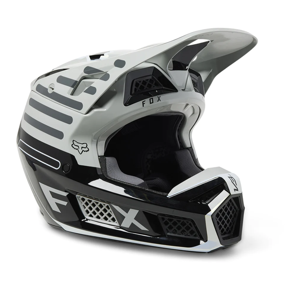 Fox V3 RS RYAKTR Steel Grey Helmet