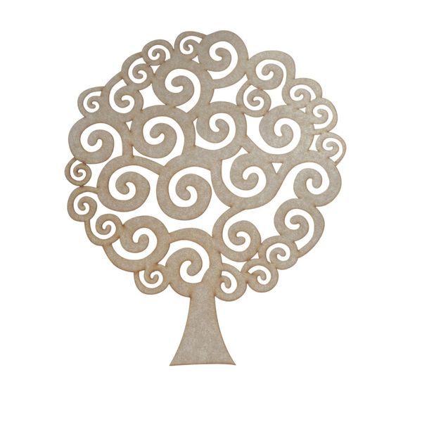 Wooden tree for mosaic and craft
