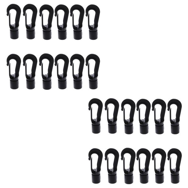 Camping Multifunctional Bungee Cord Hook Attachment Set of 12(4.5cm)