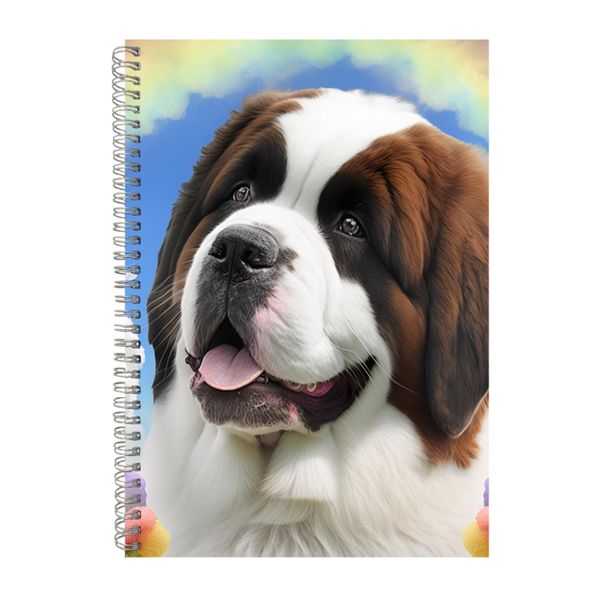 Saint Bernard Soft Art Notebook Animal Gift Idea A4 NotePad 117