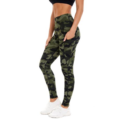 Women's 7/8 Yoga Pants-Camo Printed Leggings with Invisible Zipper on  Pockets : : Clothing, Shoes & Accessories