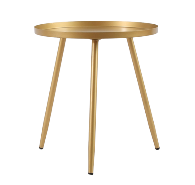 Gold Contemporary Style Coffee Table Side Table