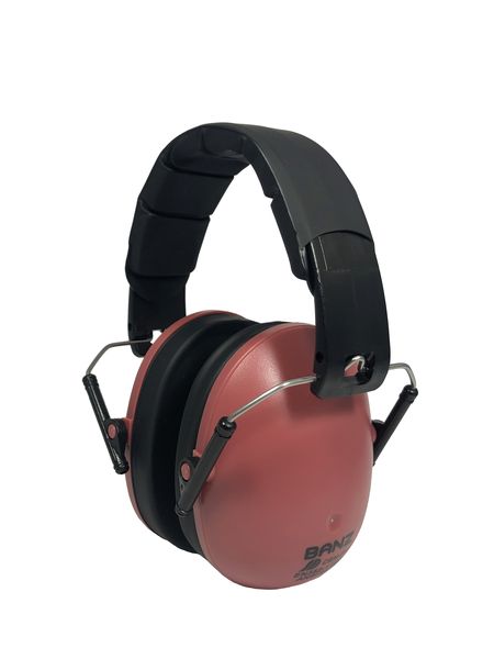 Banz Kidz Earmuffs - for Ages 3-10+ Years - Maroon