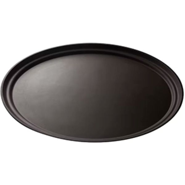 Tray Camtread Non-Slip Fiberglass - Roud- 350mm (BLACK) Cambro