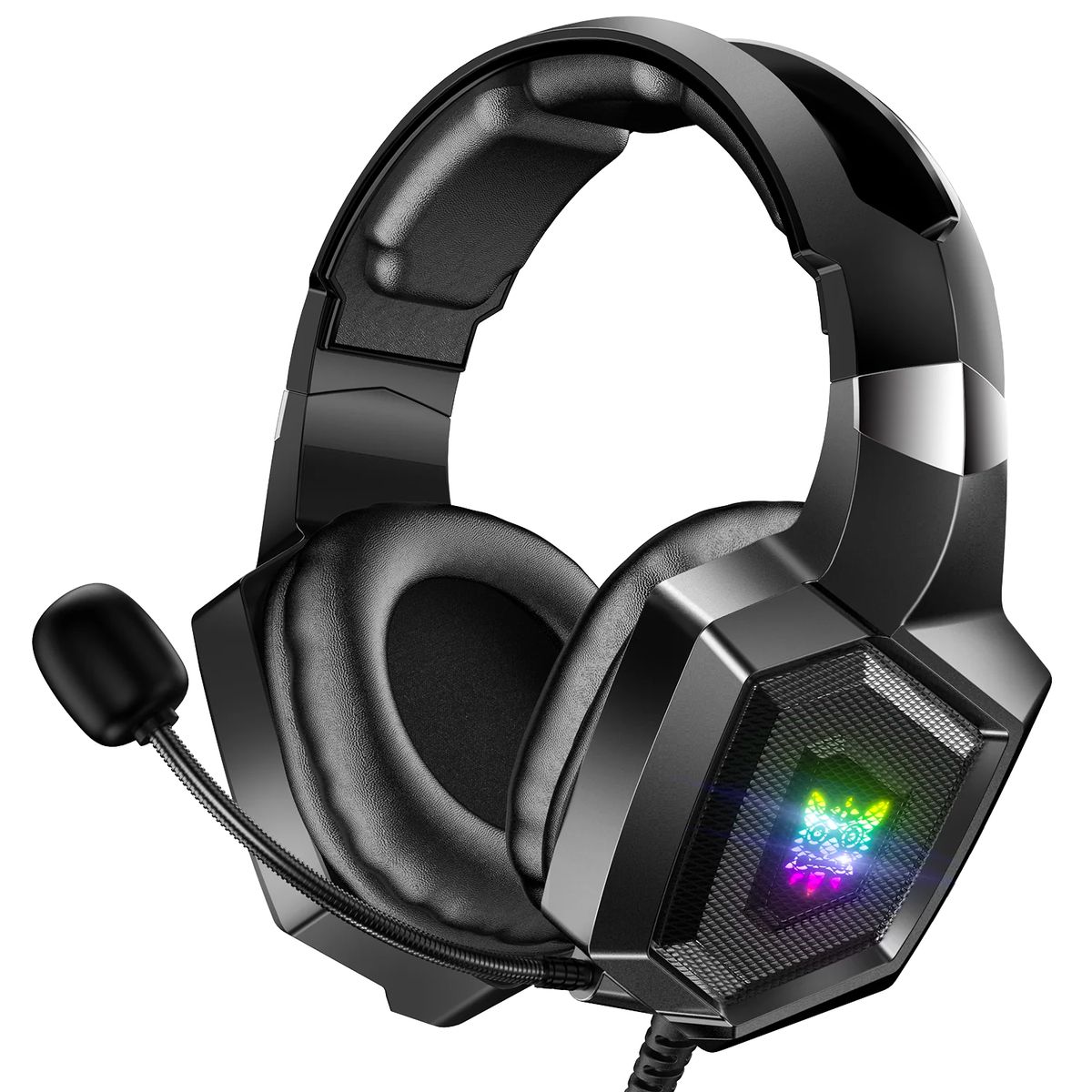 Pro Gaming Headphones Wired Stereo Sound K8 Headset With Mic LED Lights Shop Today. Get it