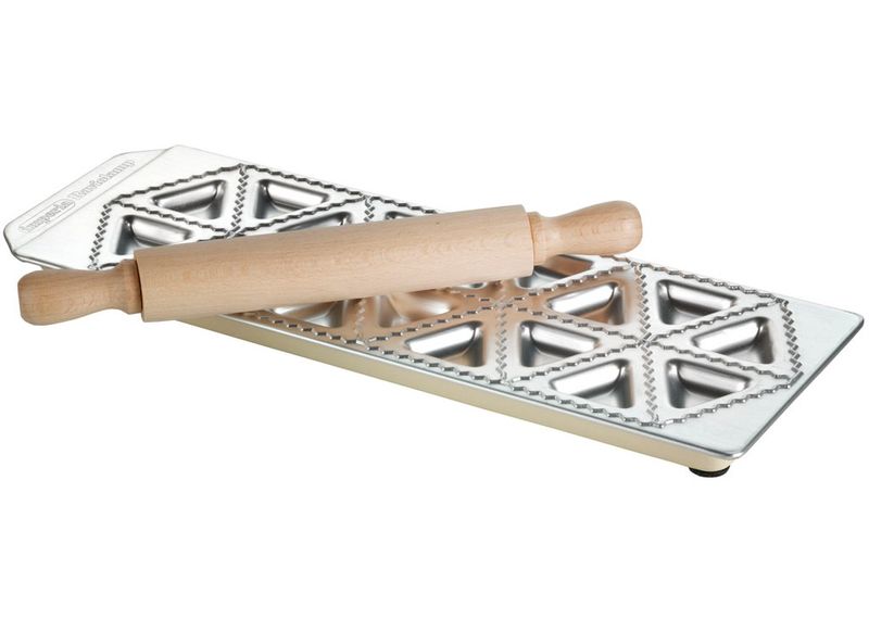 Imperia Raviolamp 18-Tortelli Homemade Triangle Ravioli Mold