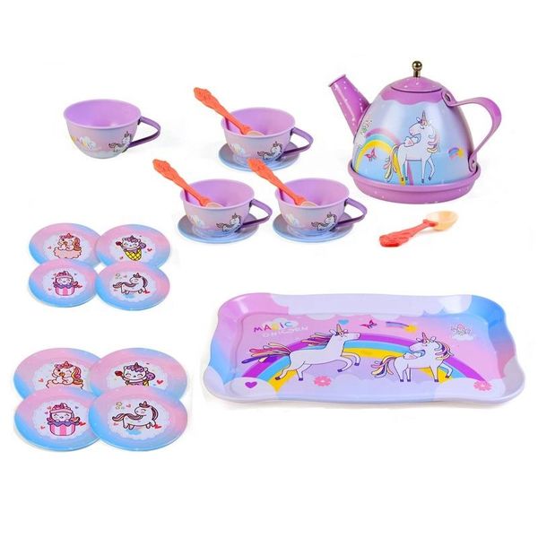 Tea Set for Kids with Case - Unicorn18 Piece