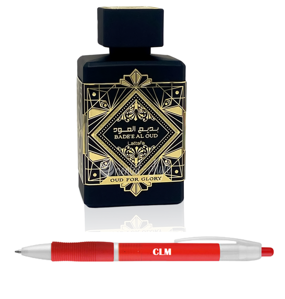 Oud For Glory By Lattafa - Bade'e Al Oud - Eau de parfum 100ml with CLM pen