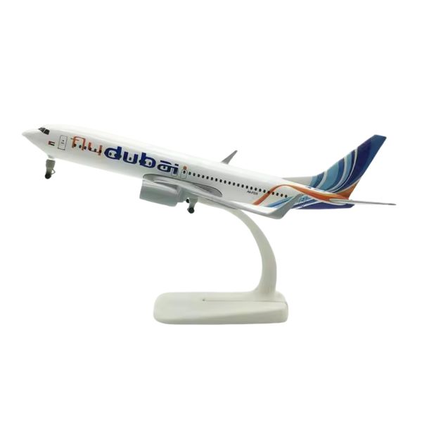 Boeing -737 FlyDubai Airlines 1/400 Diecast Metal Airplane Model with Stand