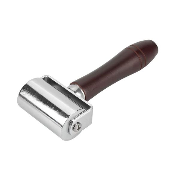 60mm Carbon Steel Leatherworking Roller Leather Press Edge Roller