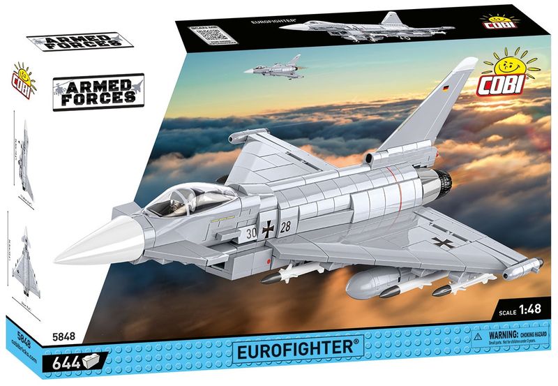 Eurofighter Airplane Construction Model