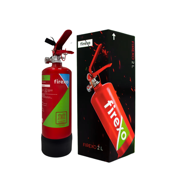 Firexo 2L Fire Extinguisher Lithium Ion &amp; All Classes Of Fire