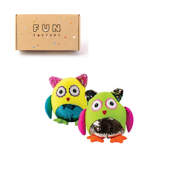 Plush bright owl w/foambeads 28cm