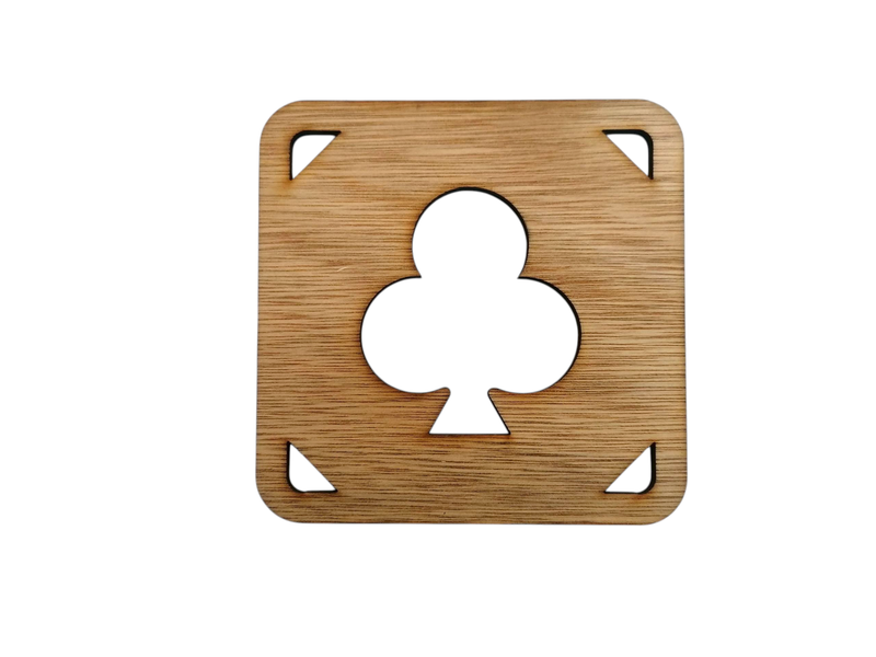 Wooden Coasters Club Card - Set of 6