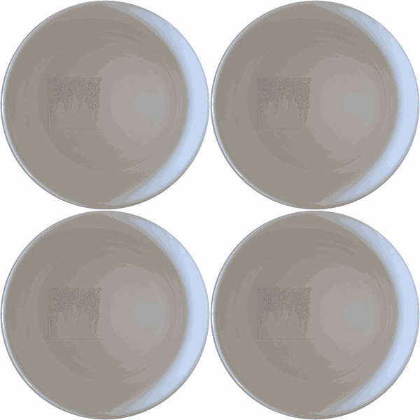 Verdant Green Ivy Climbing Bowl Set of 4