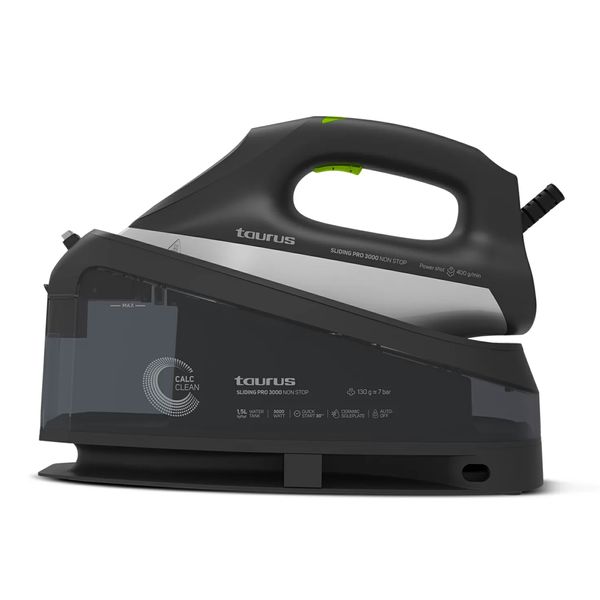 Taurus Iron Steam Station Ceramic Black 1.5L 3000W "Sliding Pro 3000