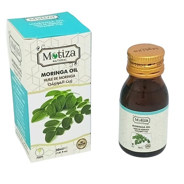 Motiza Natural Moringa Oil - 30ml (Moringa Oleifera) - 100% Pure