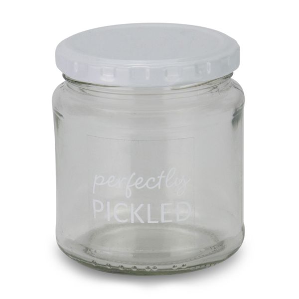 Jar - Perfectly Pickled - Transparent - Glass - 291ml - 2 Pack