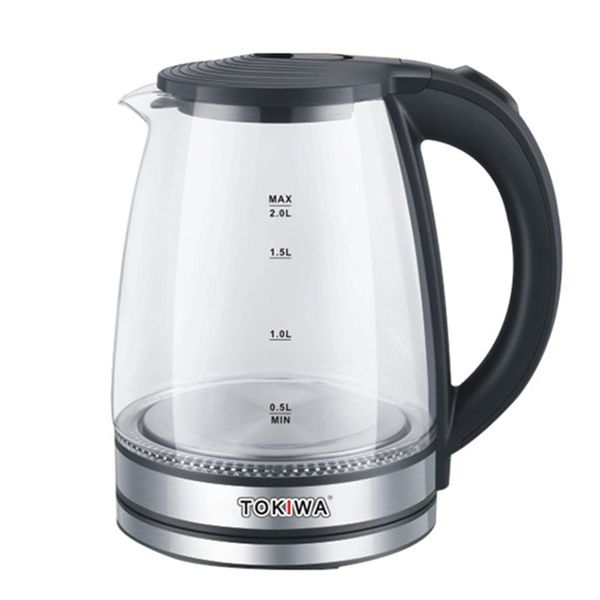TOKIWA 1500w 2L 360 Electric Kettle, Stainless Steel Fast Boil Water Kettle