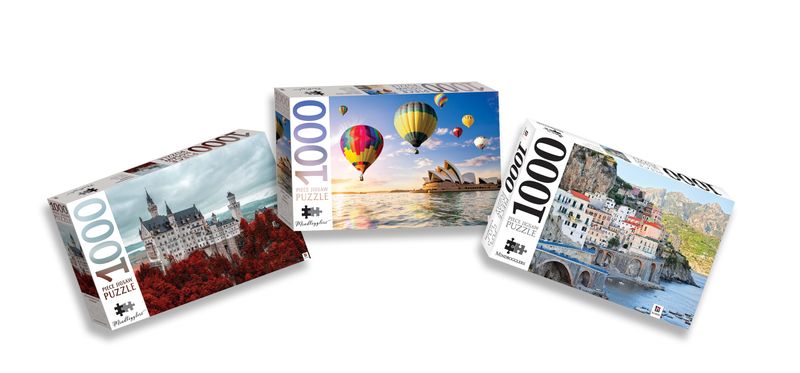 Travel Jigsaw Puzzle 1000-Piece Set