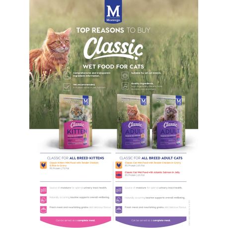 Montego cat food sale